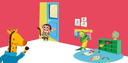 primer-dia-de-colegio-mono-coco